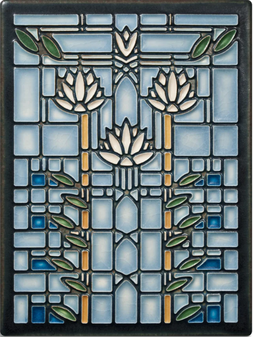 Waterlilies - Frank Lloyd Wright - Tile