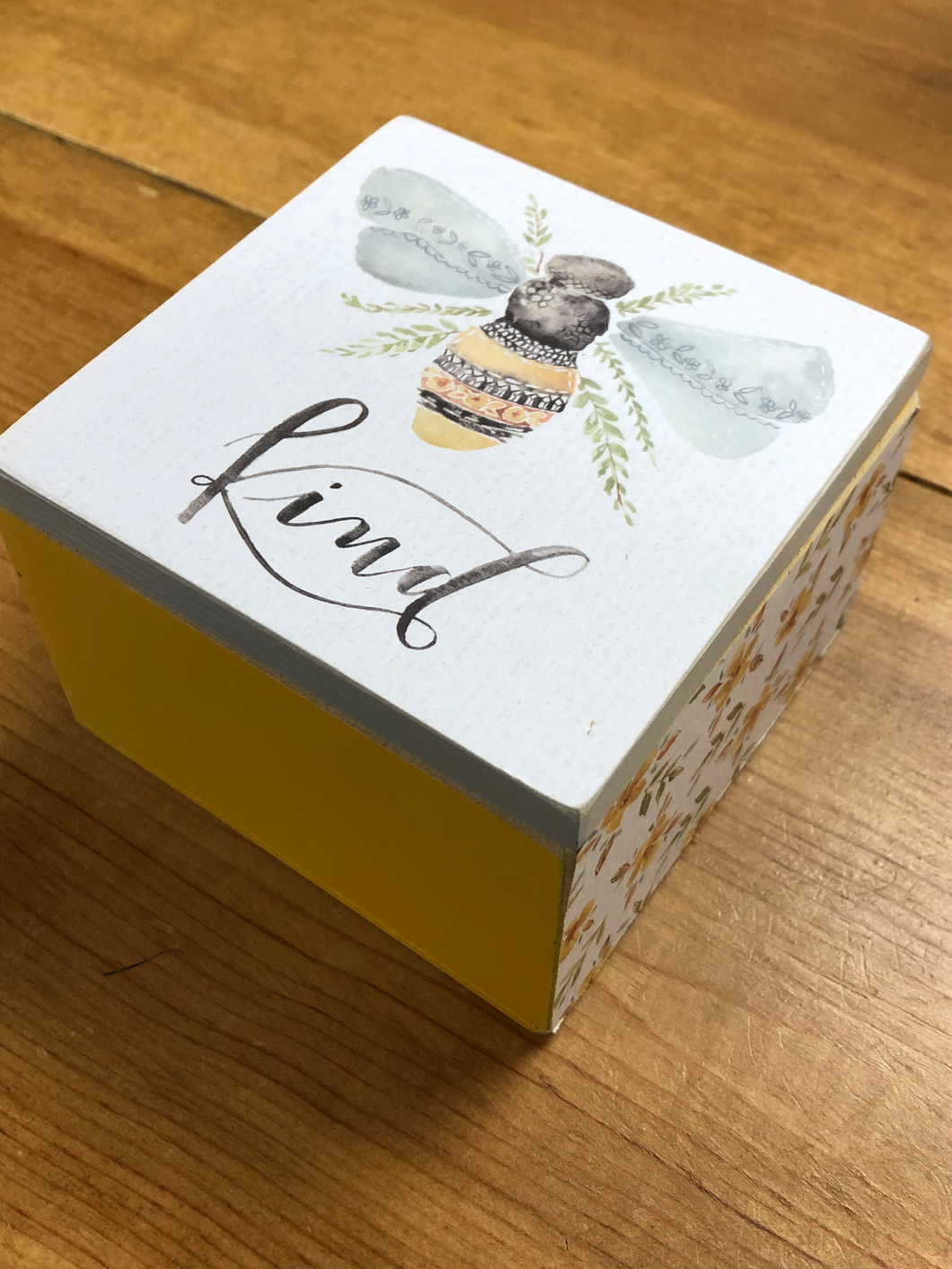 Bee Kind Hinged Box