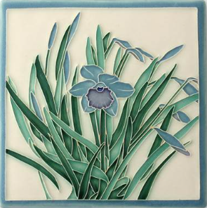 Daffodil Tile - Blue