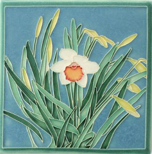 Daffodil Tile - White
