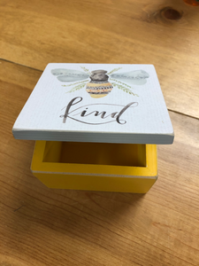 Bee Kind Hinged Box